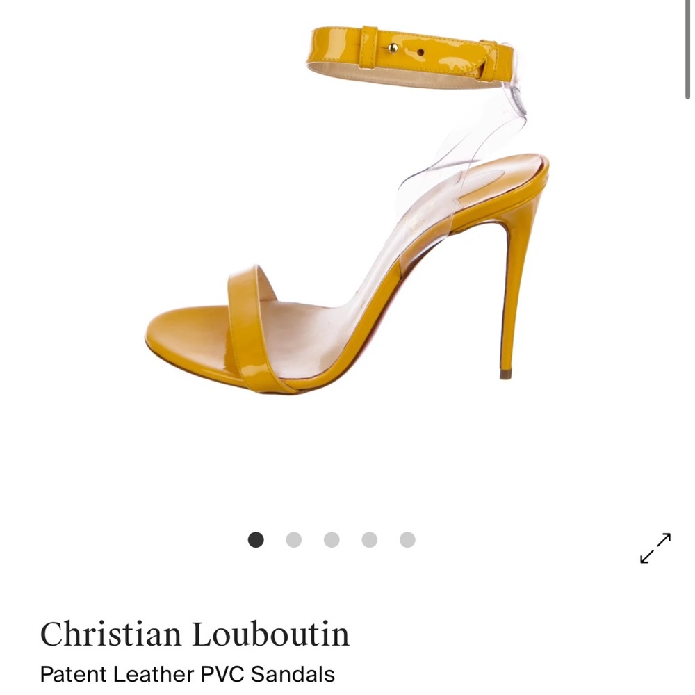 Christian Louboutin Mustard Yellow Heels